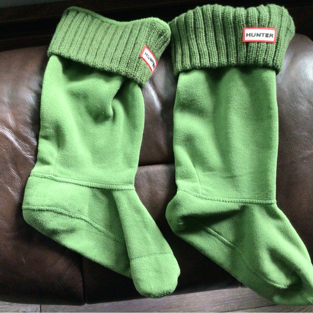 Hunter Vibrant Green Cozy Women’s Socks
